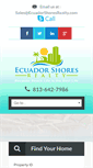 Mobile Screenshot of ecuadorshoresrealty.com